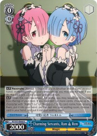 Image of Charming Servants, Ram & Rem (RZ/S55-E066 R) [Re:ZERO Vol.2]