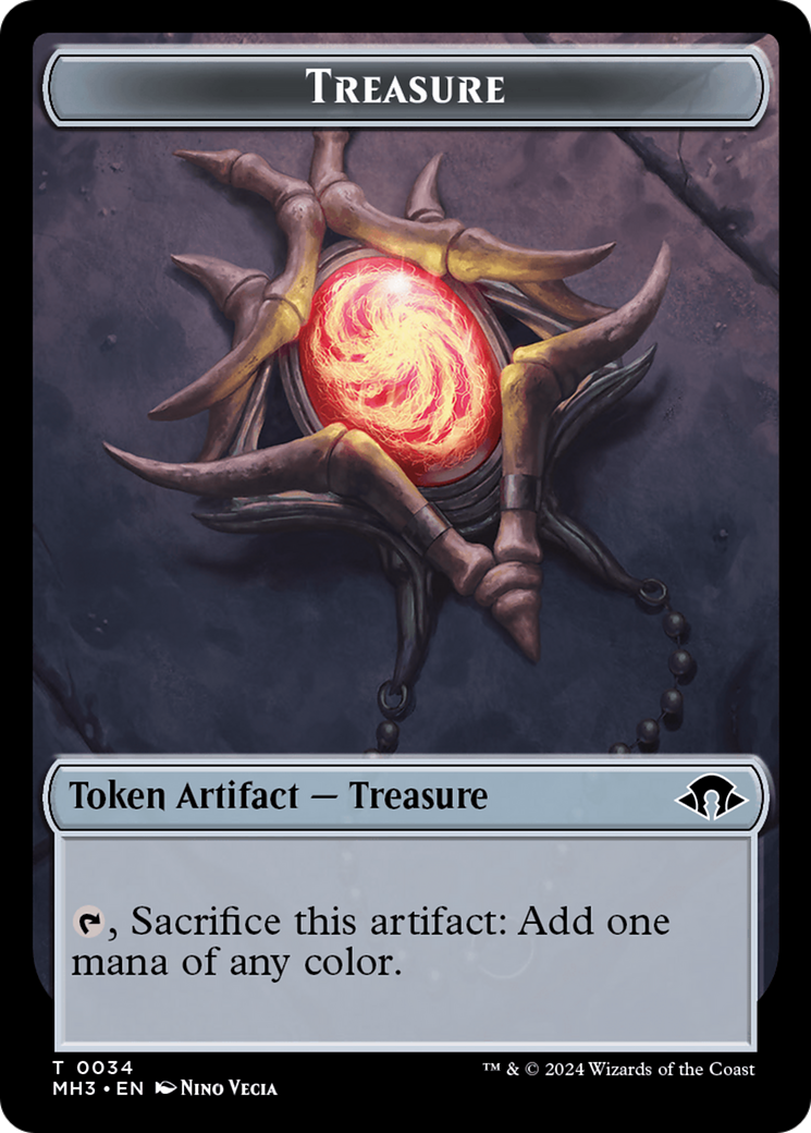 Image of Servo // Treasure Double-Sided Token [Modern Horizons 3 Tokens]