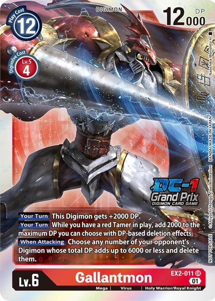 Image of Gallantmon [EX2-011] (DC-1 2022 Stamped) [Digital Hazard Promos]