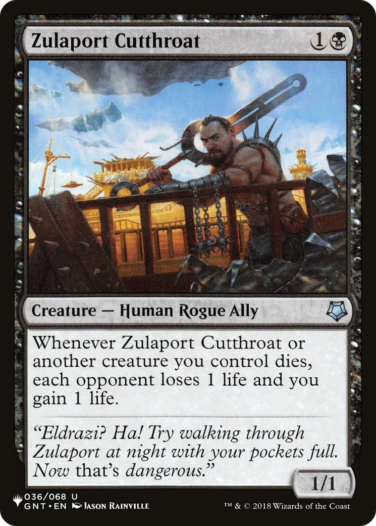 Image of Zulaport Cutthroat [The List]