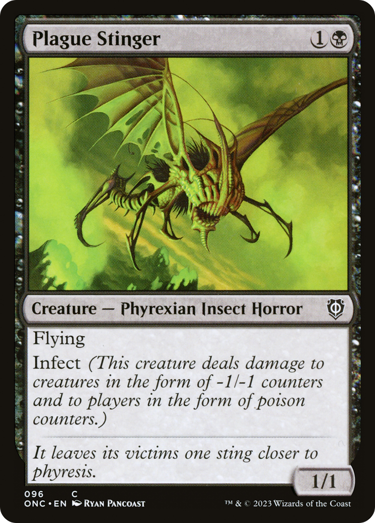Image of Plague Stinger [Phyrexia: All Will Be One Commander]
