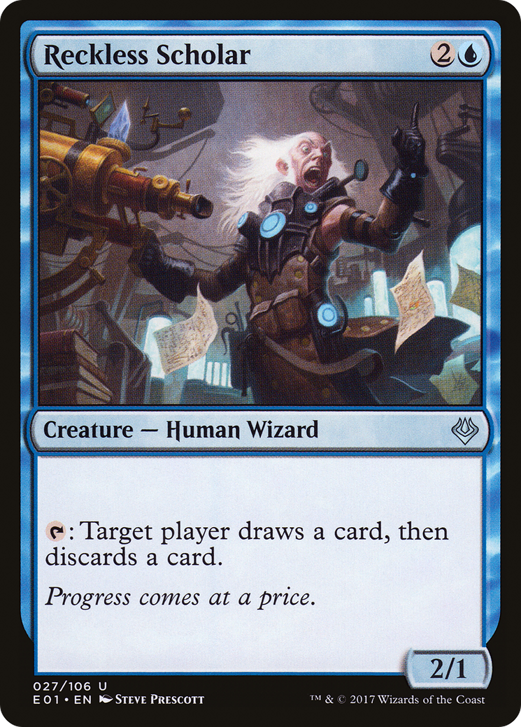 Image of Reckless Scholar [Archenemy: Nicol Bolas]