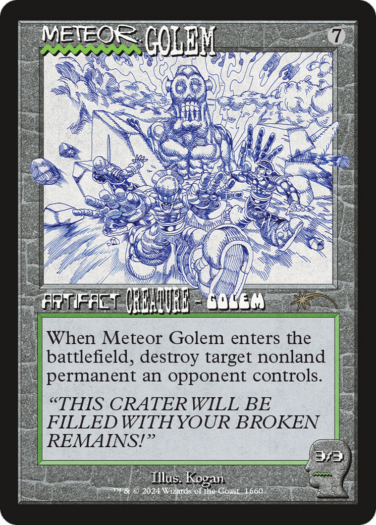 Image of Meteor Golem (SLD-1660) - Secret Lair Drop Foil