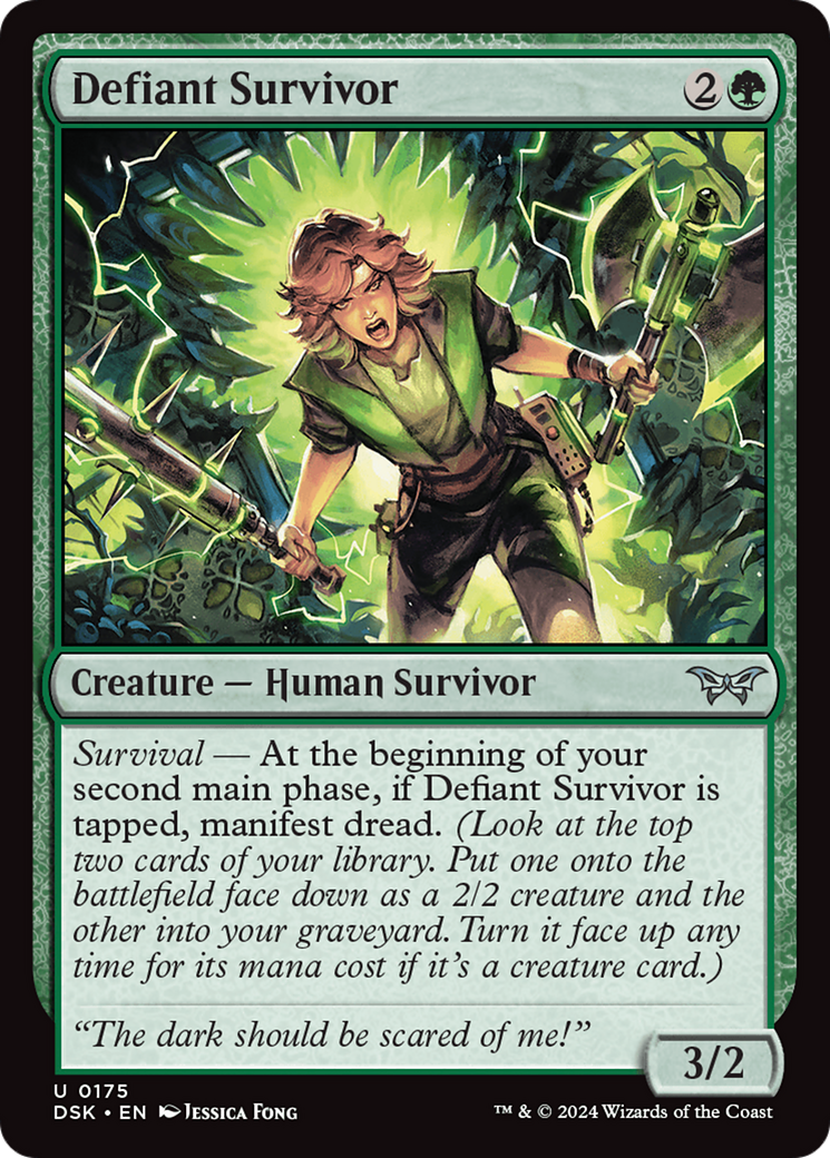 Image of Defiant Survivor [Duskmourn: House of Horror]