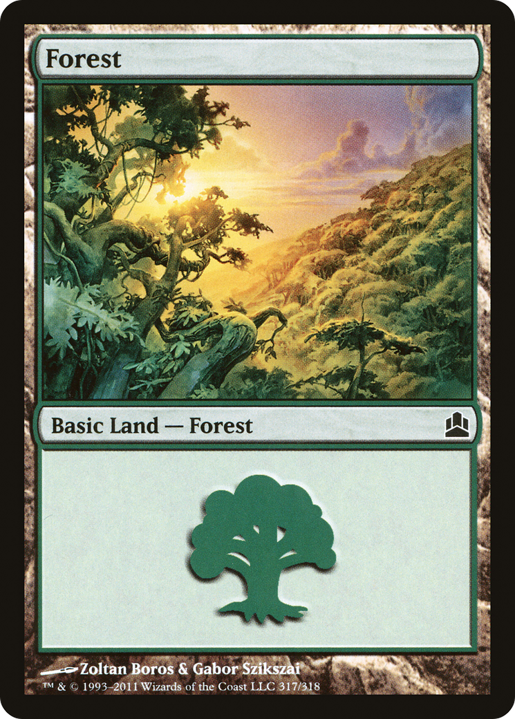 Image of Forest (317) [Commander 2011]
