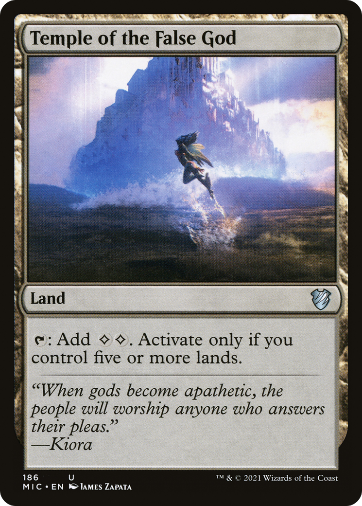 Image of Temple of the False God [Innistrad: Midnight Hunt Commander]