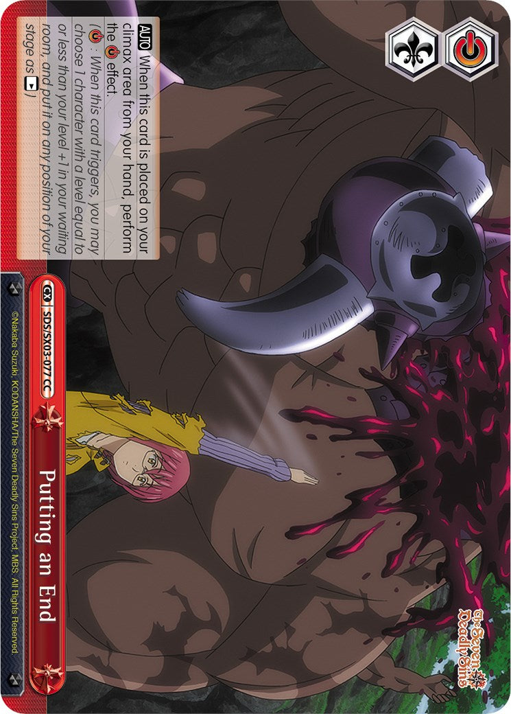 Image of Putting an End (SDS/SX03-077 CC) [The Seven Deadly Sins]