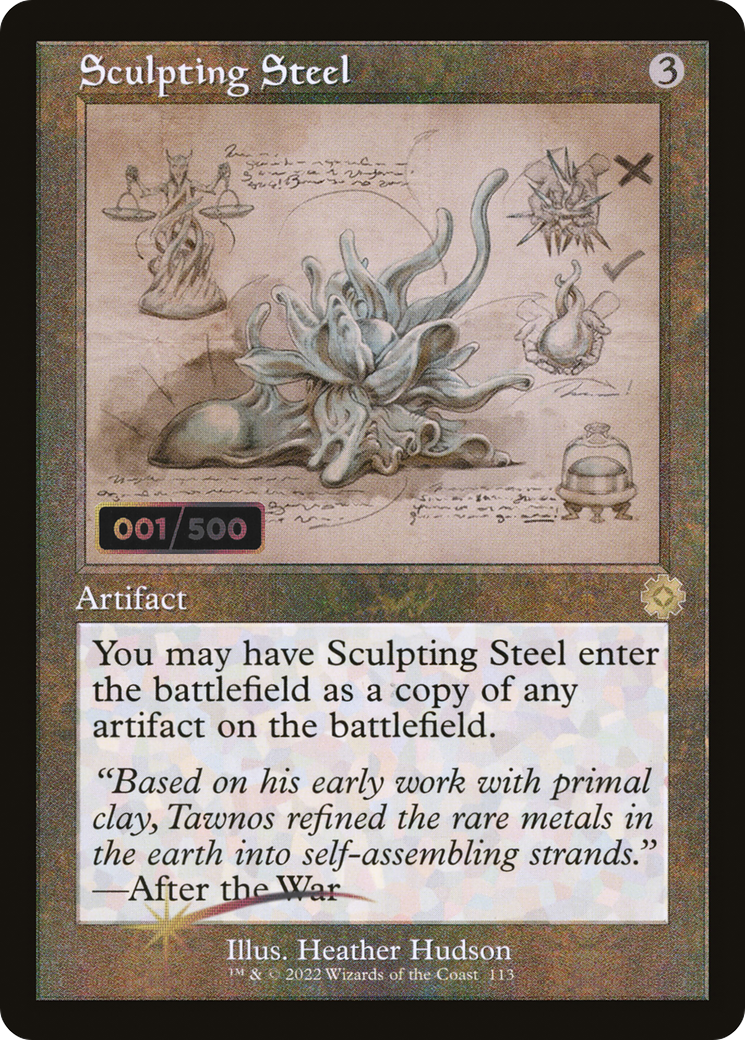 Image of Sculpting Steel (Retro Schematic) (Serialized) [The Brothers' War Retro Artifacts]