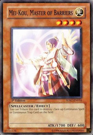 Image of Mei-Kou, Master of Barriers [SDSC-EN016] Common