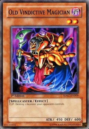 Image of Old Vindictive Magician [SDSC-EN009] Common