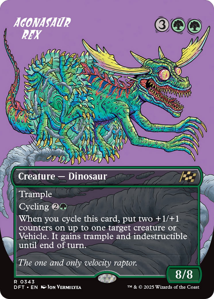 Image of Agonasaur Rex (Borderless) [Aetherdrift]