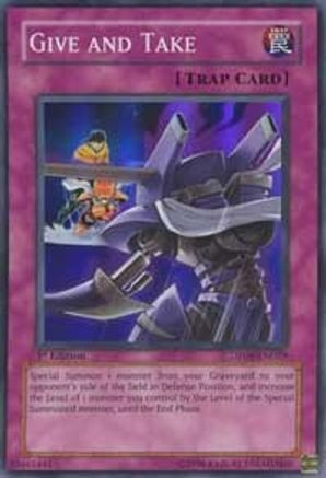 Image of Give and Take [DP08-EN029] Super Rare