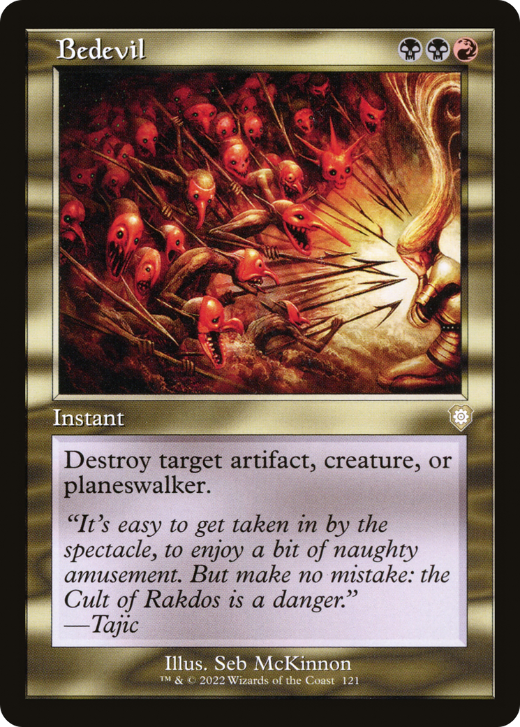Image of Bedevil (Retro) [The Brothers' War Commander]