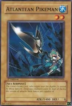 Image of Atlantean Pikeman [5DS1-EN009] Common