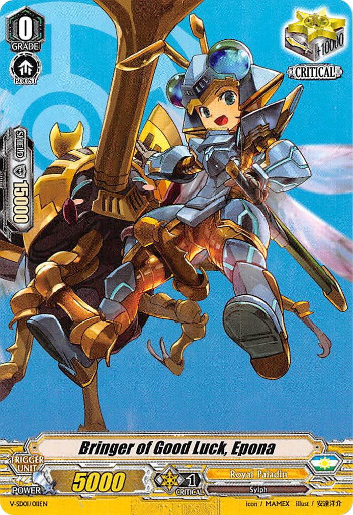Image of Bringer of Good Luck, Epona (V-SD01/011EN) [2018 Free Experience Deck 