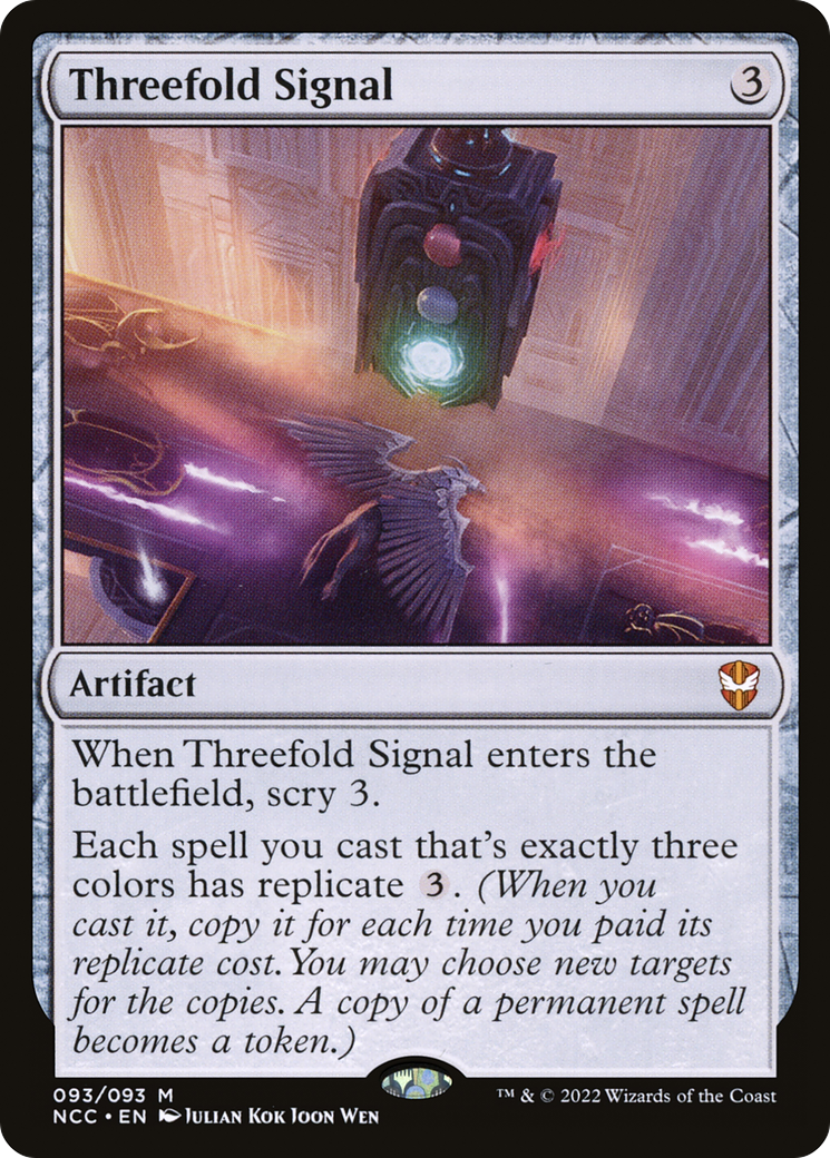 Image of Threefold Signal [Streets of New Capenna Commander]