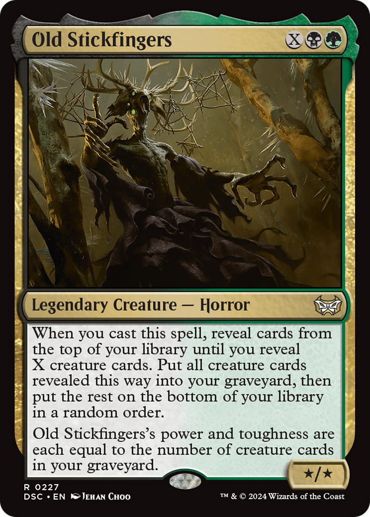 Image of Old Stickfingers [Duskmourn: House of Horror Commander]