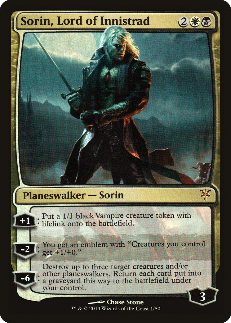 Image of Sorin, Lord of Innistrad (DDK-001) - Duel Decks: Sorin vs. Tibalt