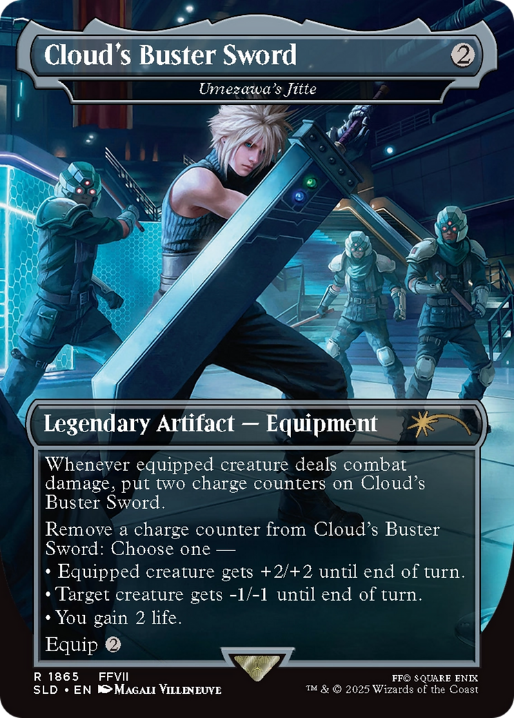 Image of Cloud's Buster Sword - Umezawa's Jitte [Secret Lair Drop Series]