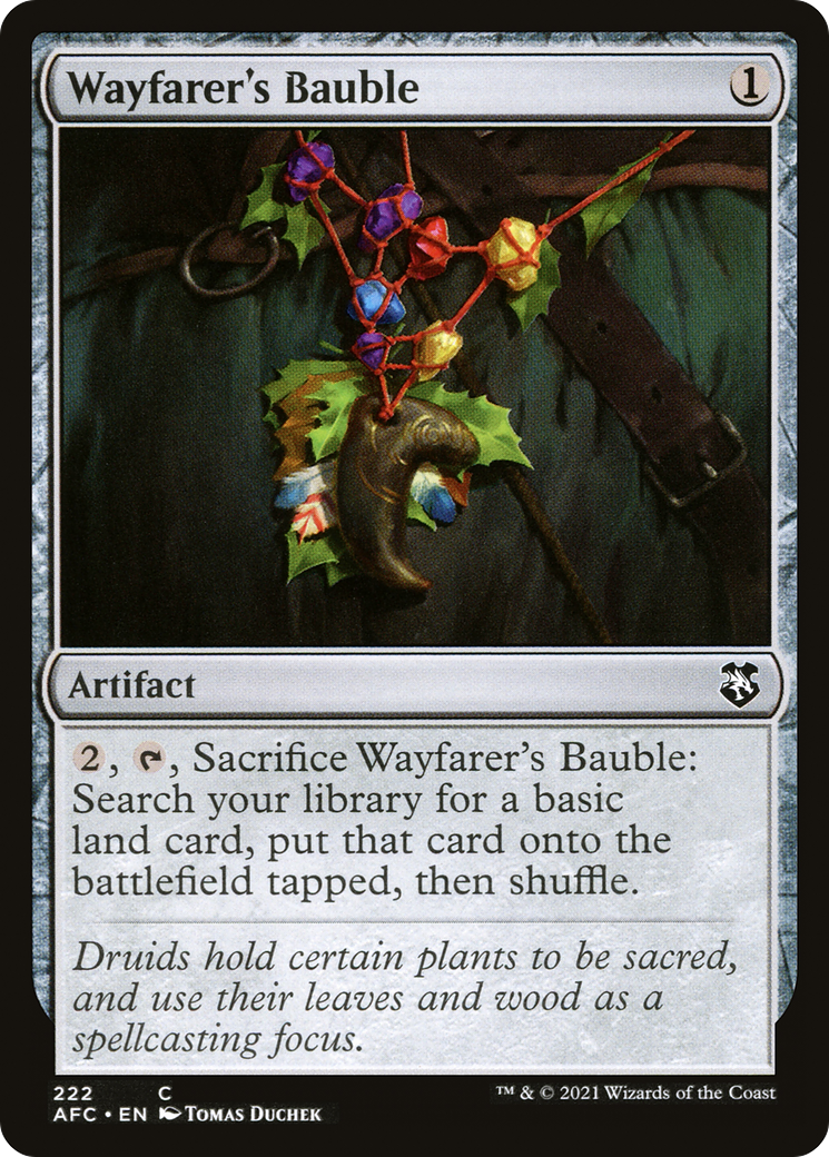 Image of Wayfarer's Bauble [Dungeons & Dragons: Adventures in the Forgotten Realms Commander]