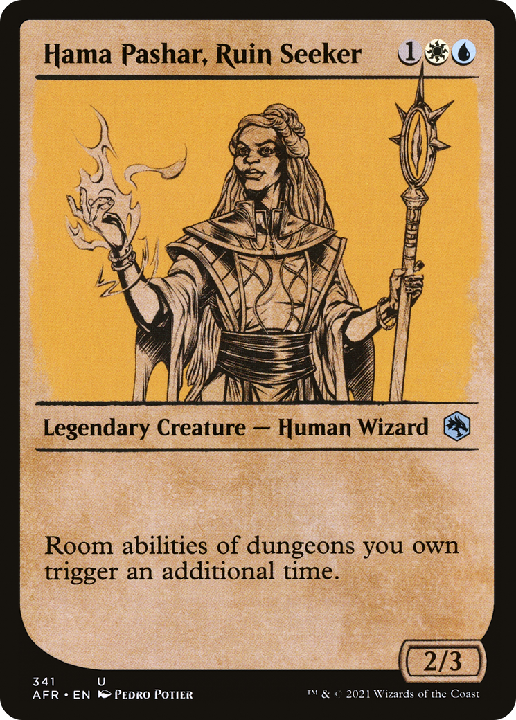 Image of Hama Pashar, Ruin Seeker (Showcase) [Dungeons & Dragons: Adventures in the Forgotten Realms]