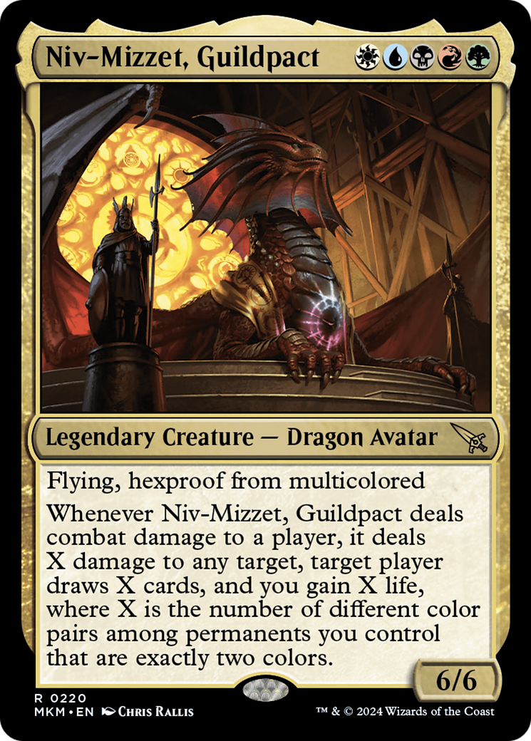 Image of Niv-Mizzet, Guildpact [Murders at Karlov Manor]