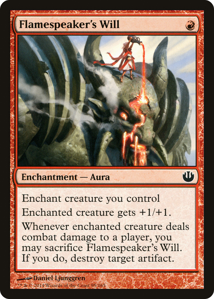 Image of Flamespeaker's Will [Journey into Nyx]