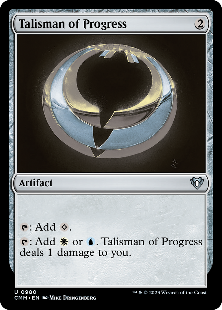 Image of Talisman of Progress [Commander Masters]