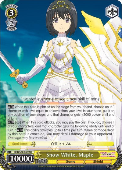 Image of Snow White, Maple (BFR/S78-E010 R) [BOFURI: I Don't Want to Get Hurt, so I'll Max Out My Defense]