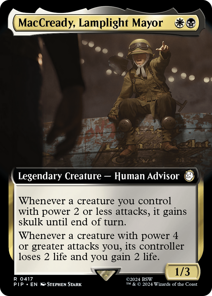 Image of MacCready, Lamplight Mayor (Extended Art) [Fallout]