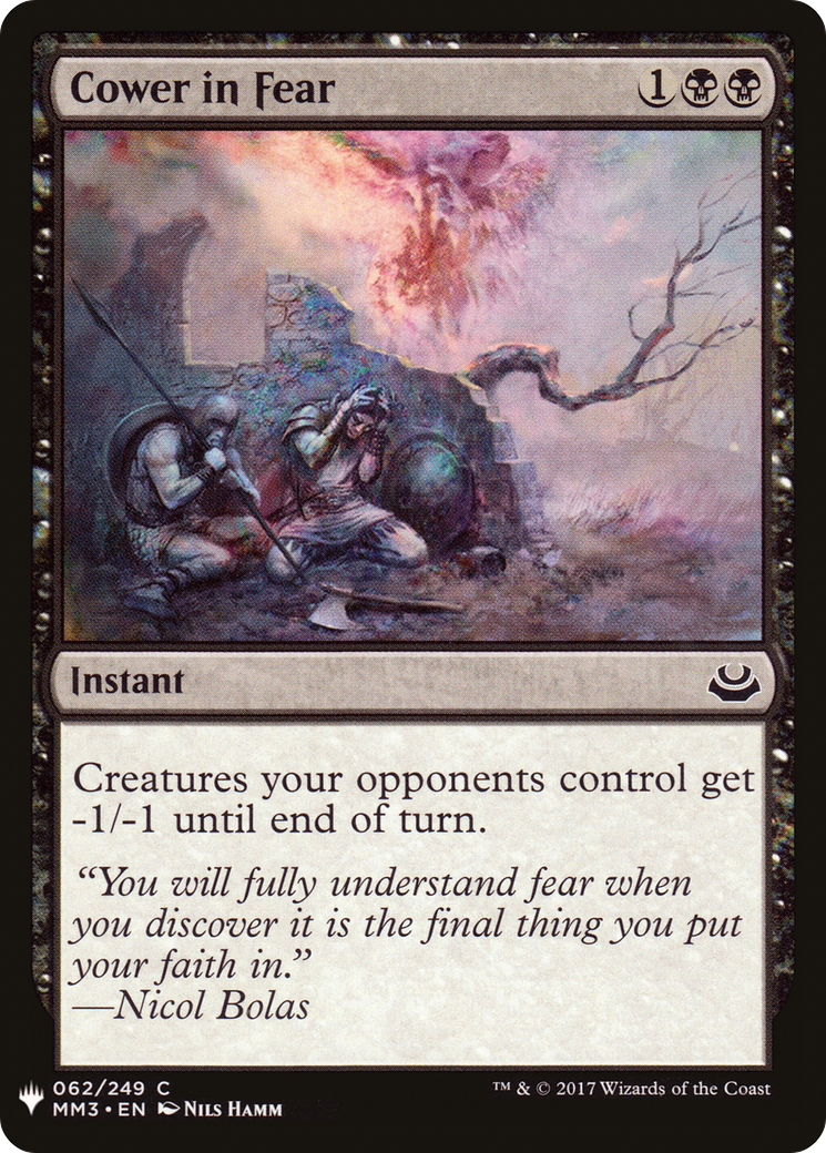 Image of Cower in Fear [Mystery Booster]
