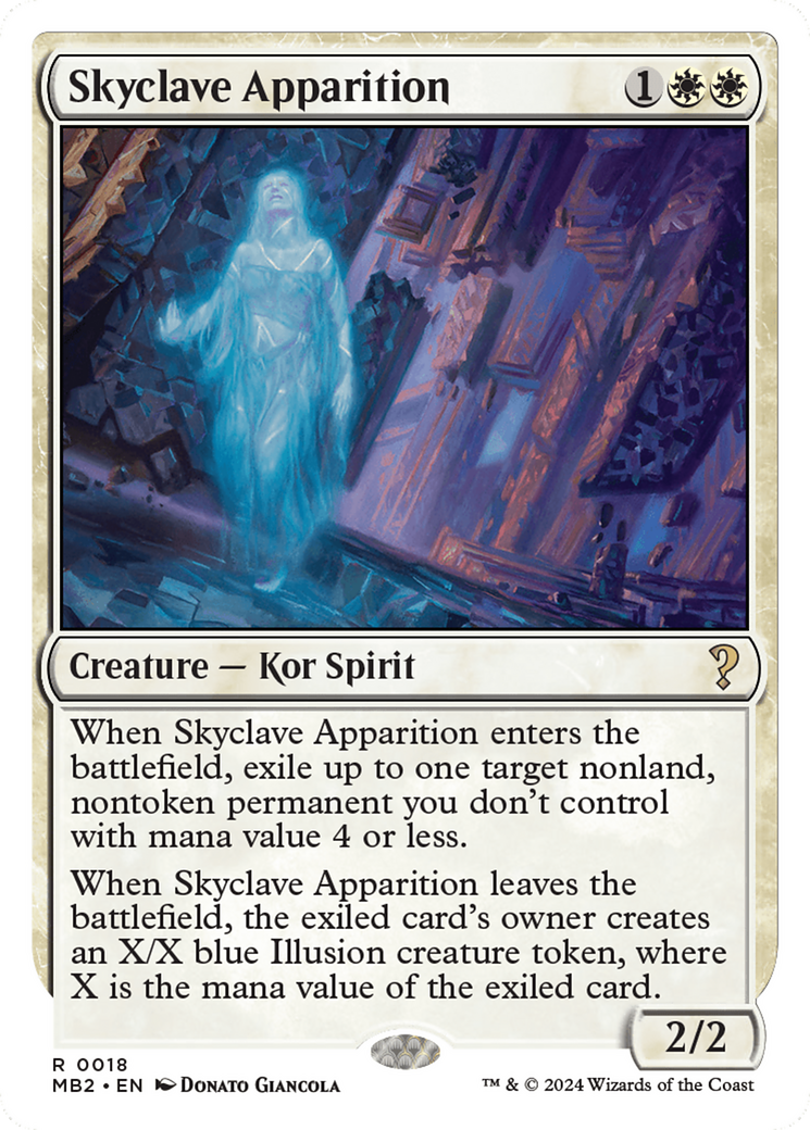 Image of Skyclave Apparition (White Border) [Mystery Booster 2]