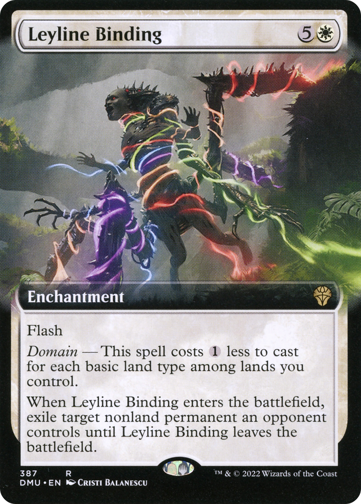 Image of Leyline Binding (Extended Art) [Dominaria United]