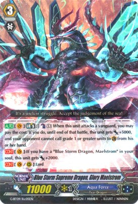 Image of Blue Storm Supreme Dragon, Glory Maelstrom (G-BT09/Re:05EN) [Divine Dragon Caper]