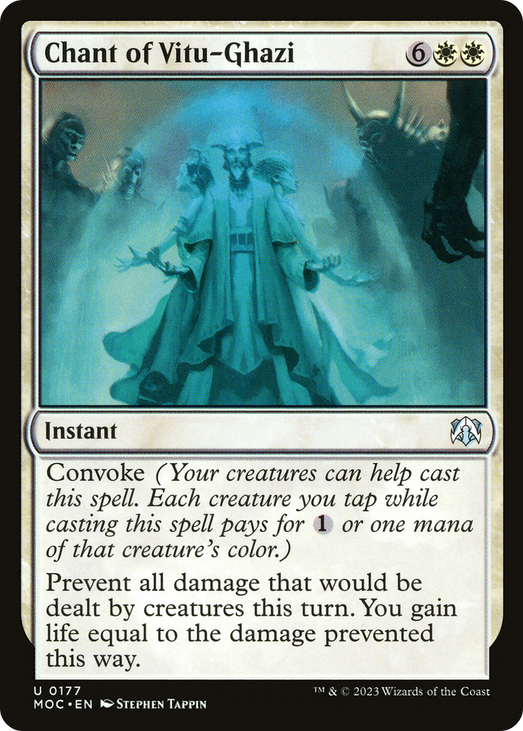 Image of Chant of Vitu-Ghazi [March of the Machine Commander]
