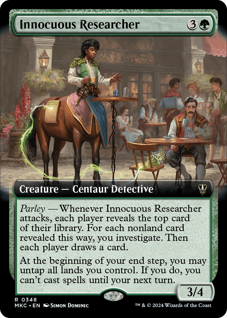 Image of Innocuous Researcher (Extended Art) [Murders at Karlov Manor Commander]
