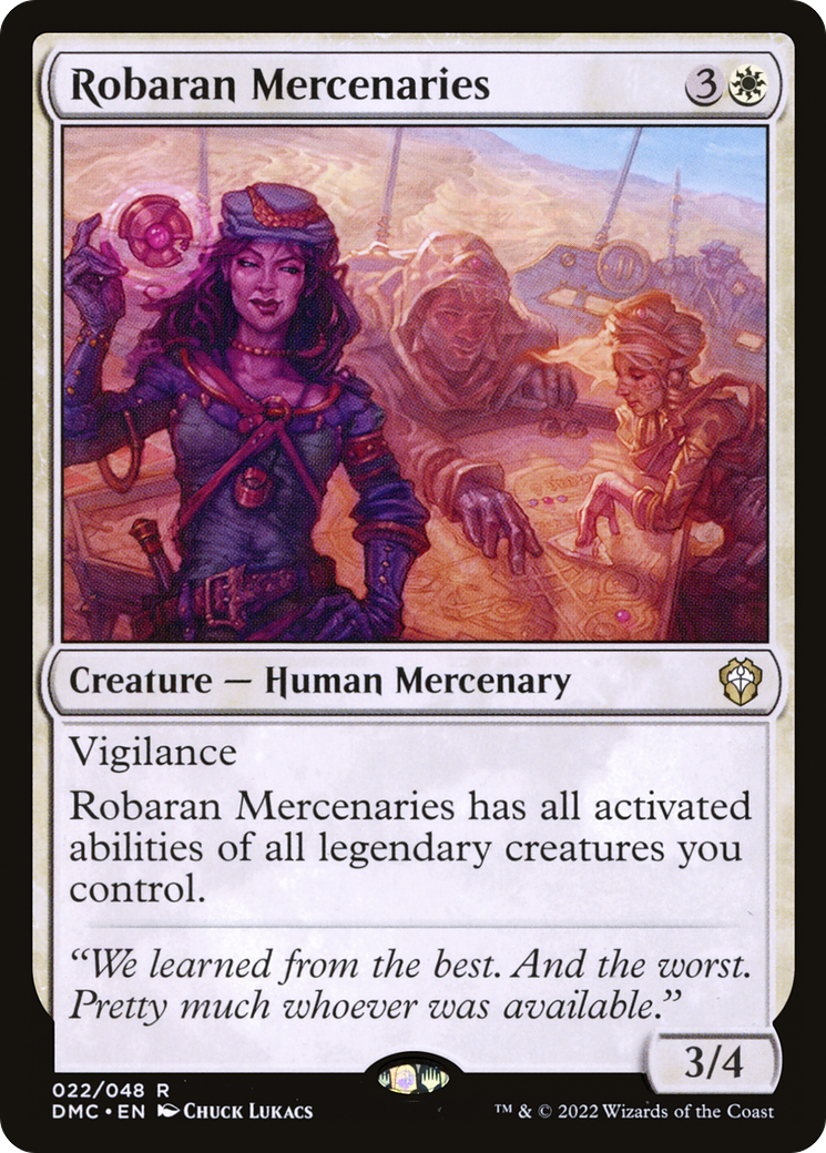 Image of Robaran Mercenaries [Dominaria United Commander]