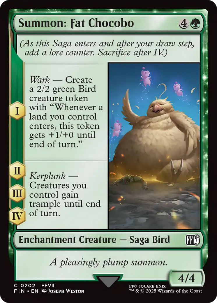 Image of Summon: Fat Chocobo [FINAL FANTASY]