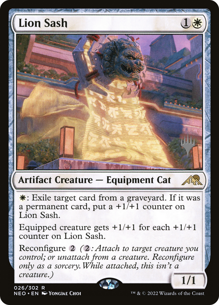 Image of Lion Sash (Promo Pack) [Kamigawa: Neon Dynasty Promos]