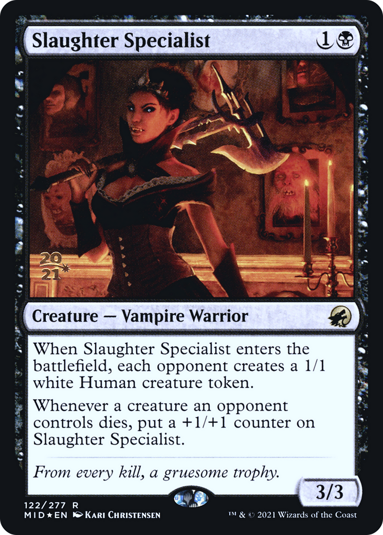 Image of Slaughter Specialist [Innistrad: Midnight Hunt Prerelease Promos]