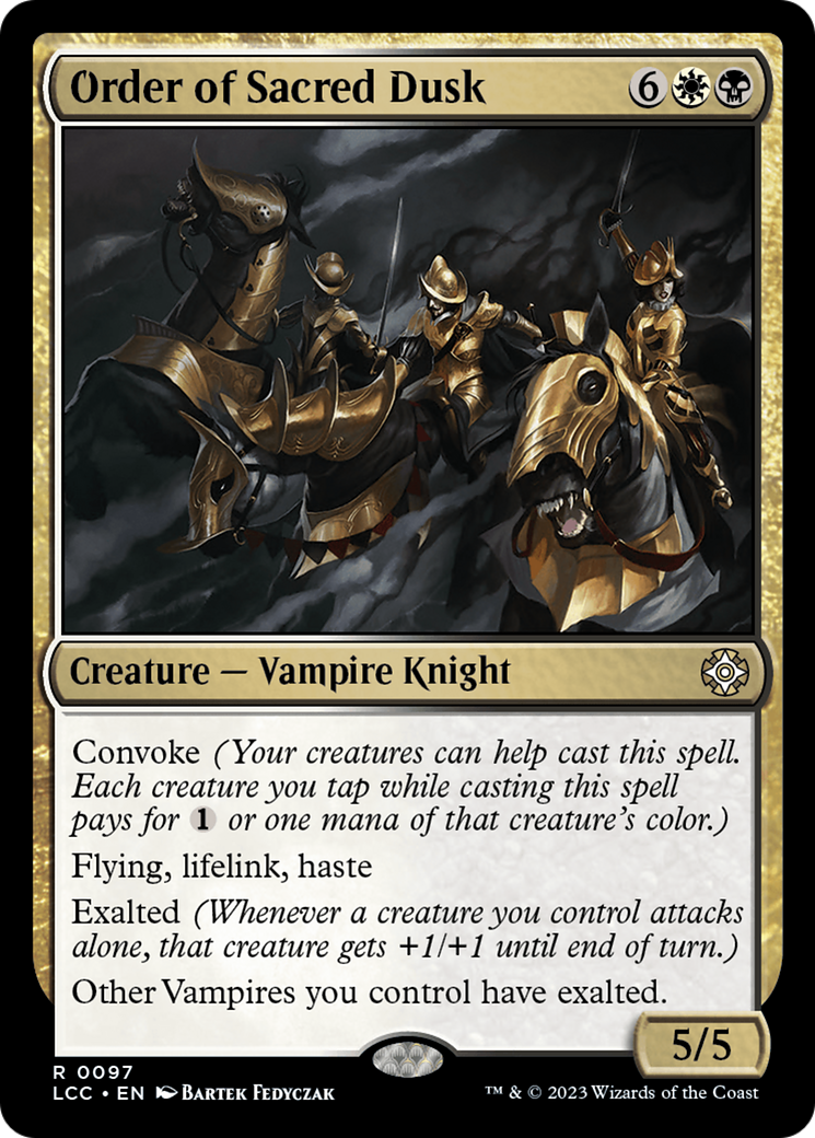 Image of Order of Sacred Dusk [The Lost Caverns of Ixalan Commander]