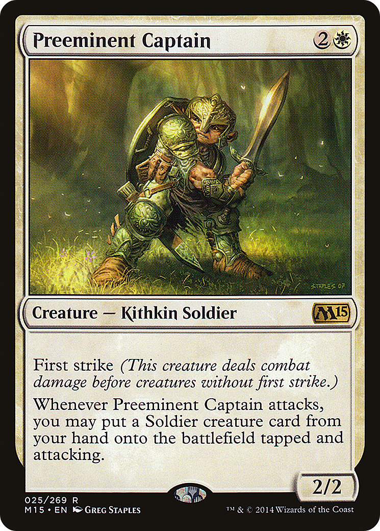 Image of Preeminent Captain [Magic 2015]