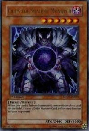 Image of Caius the Shadow Monarch [SDDE-EN001] Ultra Rare