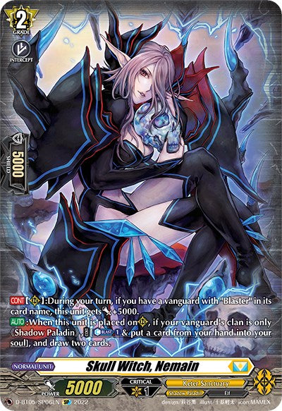 Image of Skull Witch, Nemain (D-BT05/SP06EN) [Triumphant Return of the Brave Heroes]