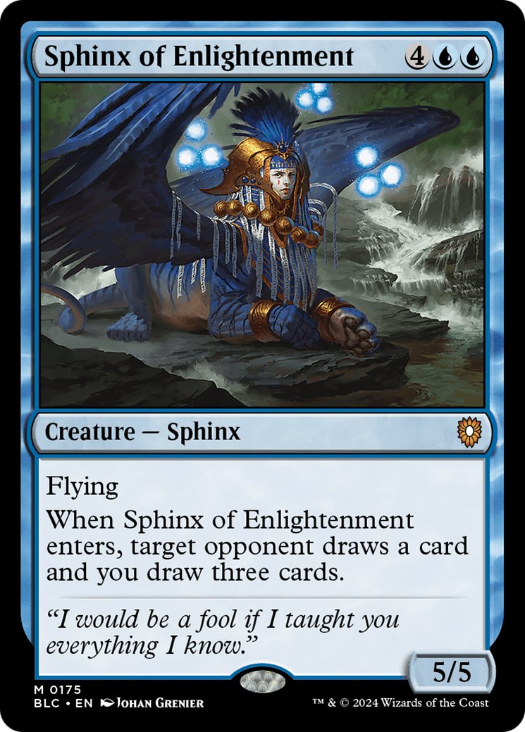 Image of Sphinx of Enlightenment [Bloomburrow Commander]
