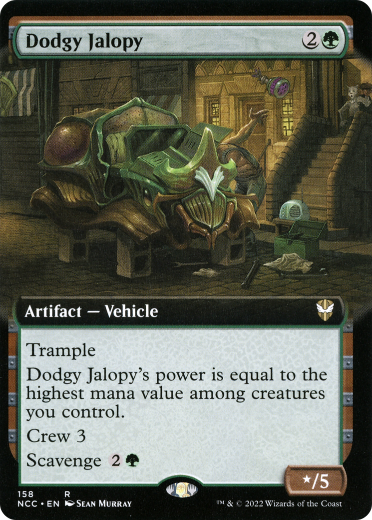 Image of Dodgy Jalopy (Extended Art) [Streets of New Capenna Commander]