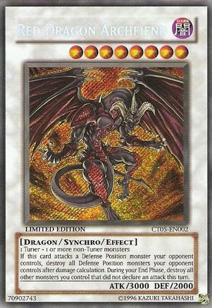 Image of Red Dragon Archfiend [CT05-EN002] Secret Rare