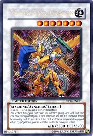 Image of Power Tool Dragon [CT06-EN001] Secret Rare
