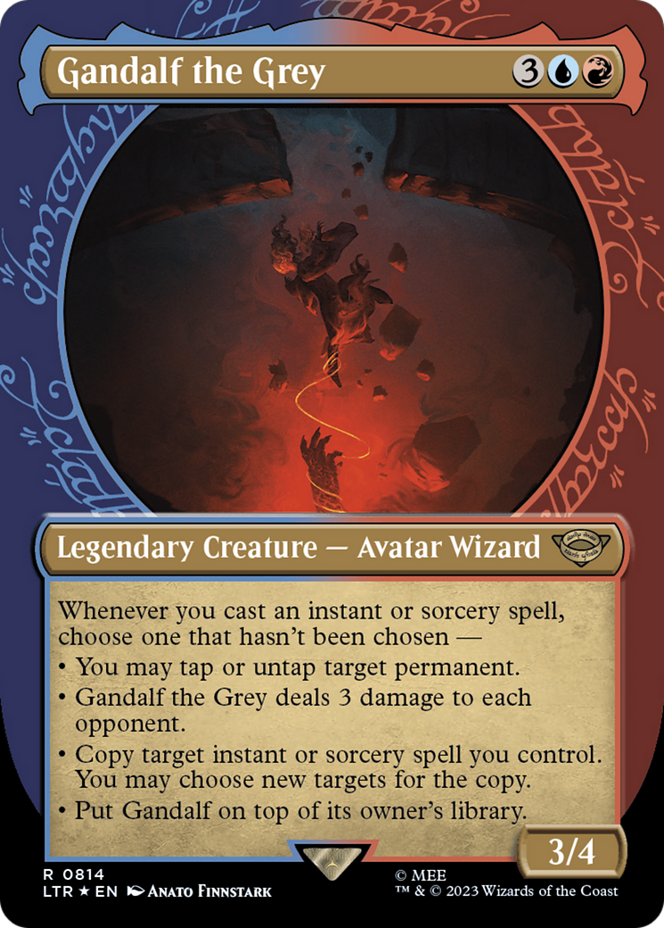 Image of Gandalf the Grey (Showcase) (Surge Foil) [The Lord of the Rings: Tales of Middle-Earth]