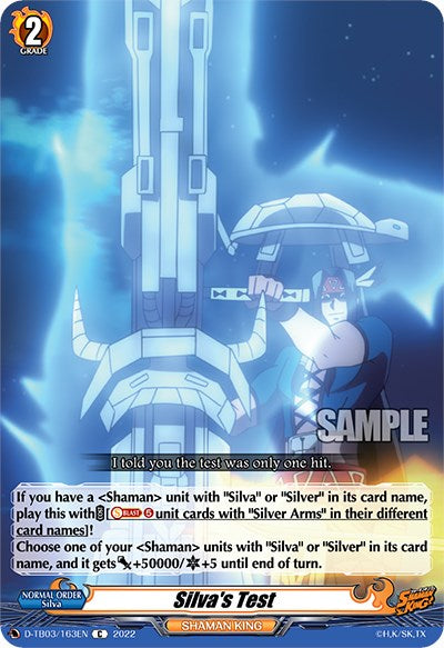 Image of Silva's Test (D-TB03/163EN) [Shaman King]